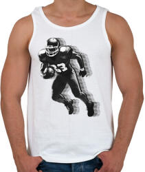 printfashion Amerikai focista - Férfi atléta - Fehér (17030387)