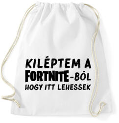 printfashion Fortnite - Sportzsák, Tornazsák - Fehér (17023760)