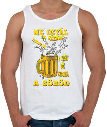 printfashion Ne igyál és vezess - Férfi atléta - Fehér (17215086)