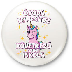 printfashion Óvoda teljesítve - Kitűző, hűtőmágnes - Fehér (17482744)