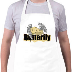 printfashion Butterfly szóvicc - Kötény - Fehér (17286038)