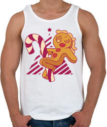 printfashion Mézeskalács tánc - Férfi atléta - Fehér (17007539)