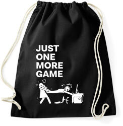 printfashion Just one more game - Sportzsák, Tornazsák - Fekete (17112761)