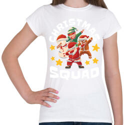 printfashion Christmas squad - Női póló - Fehér (17008552)