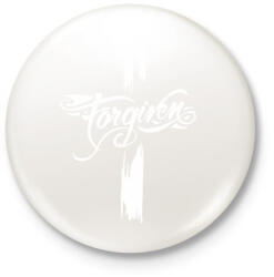 printfashion Forgiven-megbocsájtás 2 - Kitűző, hűtőmágnes - Fehér (16932507)