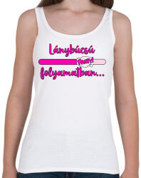 printfashion Lánybúcsú folyamatban - Női atléta - Fehér (17473365)