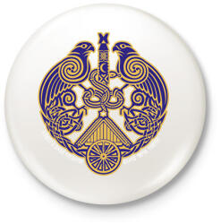 printfashion siklod címer 2 - Kitűző, hűtőmágnes - Fehér (17202378)