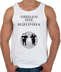 printfashion Urbankiz Kizomba dancer S0203 black - Férfi atléta - Fehér (16963438)