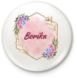 printfashion Borika - Kitűző, hűtőmágnes - Fehér (16898866)