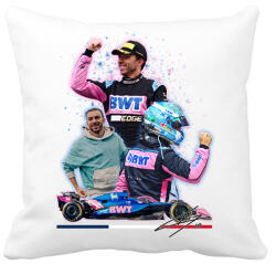 printfashion Pierre Gasly - Párnahuzat, Díszpárnahuzat - Fehér (17315257)