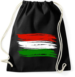 printfashion Magyar zászló - Sportzsák, Tornazsák - Fekete (16915570)