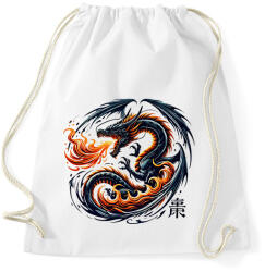 printfashion Sárkány - Sportzsák, Tornazsák - Fehér (17196470)