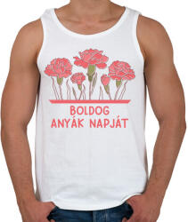 printfashion Boldog Anyák napját - Férfi atléta - Fehér (17428652)