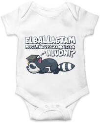printfashion Elballagtam mostmár visszamehetek aludni? - Baba Body - Fehér (17360272)