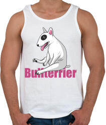 printfashion Bullterrier - Férfi atléta - Fehér (17294260)