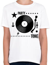 printfashion Dj - Gyerek póló - Fehér (17480612)
