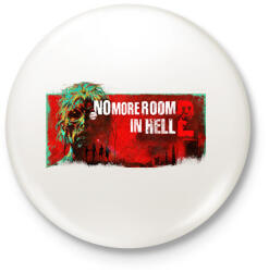 printfashion No More room in hell 2 - Kitűző, hűtőmágnes - Fehér (16884204)