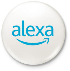 printfashion Alexa Otthon Alexa - Kitűző, hűtőmágnes - Fehér (17146566)