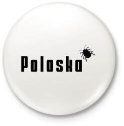 printfashion Poloska - Kitűző, hűtőmágnes - Fehér (17357126)