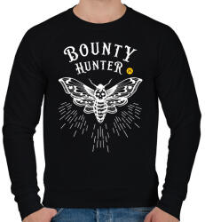 printfashion WildRaccooN®_BountyHunter - Férfi pulóver - Fekete (17270000)