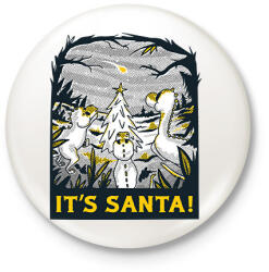 printfashion Karácsonyi dínók - Kitűző, hűtőmágnes - Fehér (16988560)