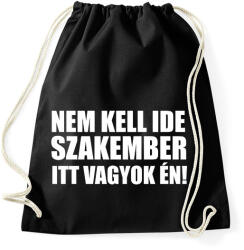 printfashion Szakember (2) - Sportzsák, Tornazsák - Fekete (16879871)