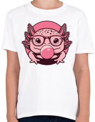 printfashion Axolotl - Gyerek póló - Fehér (17049581)
