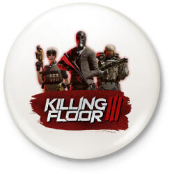 printfashion Killing Floor 3 - Kitűző, hűtőmágnes - Fehér (17335988)