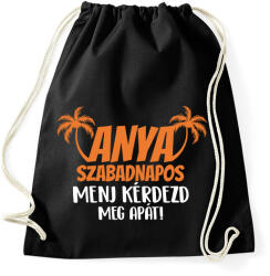 printfashion Anya szabadnapos - Sportzsák, Tornazsák - Fekete (17424727)
