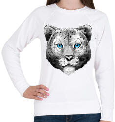 printfashion Hóleopárd - Női pulóver - Fehér (17020302)