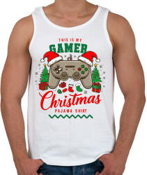 printfashion Gamer pajama (2) - Férfi atléta - Fehér (17186648)