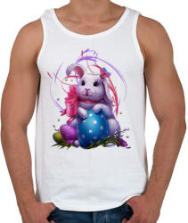 printfashion húsvéti nyuszi - Férfi atléta - Fehér (17380194)