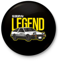 printfashion HachiRoku - Kitűző, hűtőmágnes - Fekete (17293791)