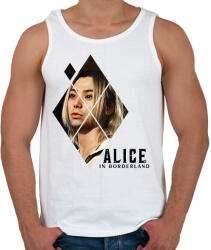 printfashion Alice in borderland shuntaro fekete - Férfi atléta - Fehér (17240732)