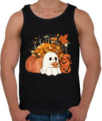 printfashion Kísérteties halloween - Férfi atléta - Fekete (16917449)