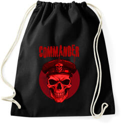 printfashion commander skull - Sportzsák, Tornazsák - Fekete (17301135)