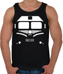 printfashion m62 vonat - Férfi atléta - Fekete (17221735)