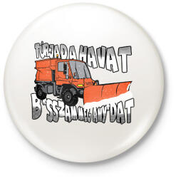 printfashion Túrjad a havat - Kitűző, hűtőmágnes - Fehér (16953518)