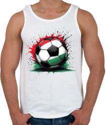 printfashion Magyar focilabda - Férfi atléta - Fehér (17344546)