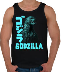 printfashion Godzilla - Férfi atléta - Fekete (16887545)