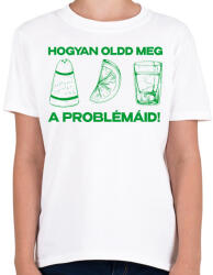 printfashion TEQUILA - Gyerek póló - Fehér (17422350)
