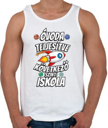 printfashion ÓVODA TELJESÍTVE - Férfi atléta - Fehér (17486362)