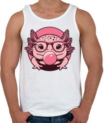 printfashion Axolotl - Férfi atléta - Fehér (17049287)