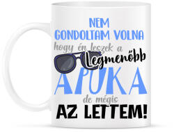 printfashion Nem gondoltam volna hogy én leszek a legmenőbb apuka - Bögre - Fehér (17464151)