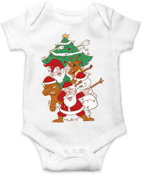 printfashion Karácsonyi dab csapat - Baba Body - Fehér (17012014)