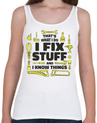 printfashion Szerelő - Női atléta - Fehér (17162053)