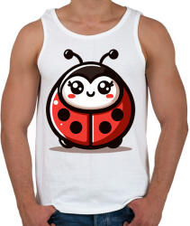 printfashion Katicabogár - Férfi atléta - Fehér (17474214)