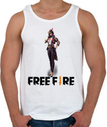 printfashion free fire clu - Férfi atléta - Fehér (17298761)