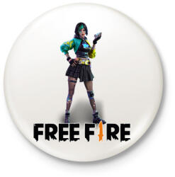 printfashion free fire steffie - Kitűző, hűtőmágnes - Fehér (17299620)