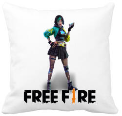 printfashion free fire steffie - Párnahuzat, Díszpárnahuzat - Fehér (17299582)